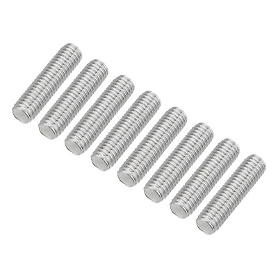 #ad 4Pcs M8 x 30mm 1.25mm Pitch 304 Stainless Steel Fully Threaded Rod Bar Studs AU $13.41