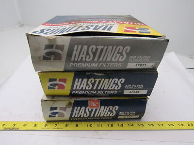 #ad Hastings AF663 Round Air Filter Element Lot of 3 $9.53