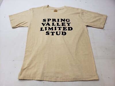 #ad T Plus Adult T Shirt Spring Valley Stud Single Stitch Velvet Graphics XL Vintage $17.49