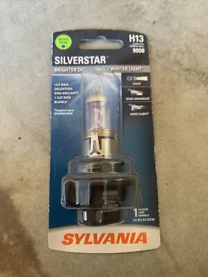 #ad Sylvania Silverstar H13 9008 High Performance Headlight Bulb $14.99