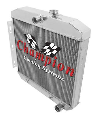#ad 2 Row 1quot; KR Champion Radiator for 1955 1956 Chevrolet Bel Air 6 Cyl Mount $239.18