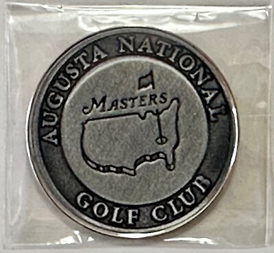 #ad Masters Tournament Augusta National Pro size 32mm Golf Ball Marker $9.95