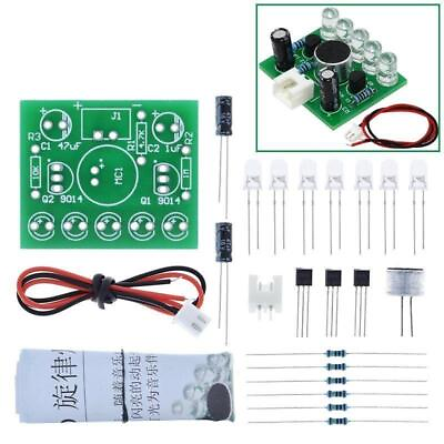 #ad LED Melody Light Module DIY 3V 5.5V Lamp Electronic Kit Voice Activated Control $10.21
