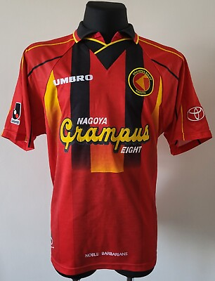 #ad Nagoya Grampus Eight 1996 1998 Home football Umbro shirt size Large $180.00