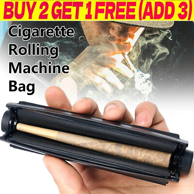 #ad King Size DIY Tobacco Rolling Machine Fast Cigar Roll Cigarette Roller 110mm $7.99