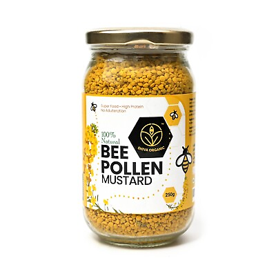 #ad Mustard Bee Pollen 100% Pure Natural Plant Based Protein Energy Booster $33.24