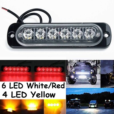 #ad Universal 12V LED Work Light Bar Driving Lamp Fog Lights For Off Road SUV Car $7.79
