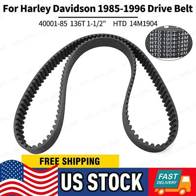 #ad New 136 T 1 1 2quot; Rear Final Drive Belt For 85 96 Harley Davidson Glide 40001 85 $50.78