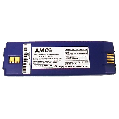 #ad AMCO 9141 Battery For Cardiac Science 9100 9200 and Survivalink NEW EXP Date $195.00