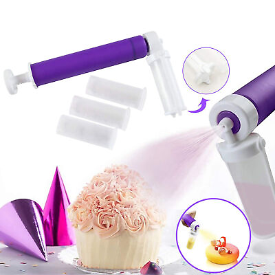 #ad Cake Airbrush Convenient Flow Control Cake Dessert Airbrush Tool Plastic $11.26