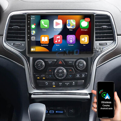 #ad For 2014 2022 Jeep Grand Cherokee Android 13 Stereo Car Radio GPS Carplay Navi $109.99