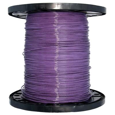#ad Southwire Wire 2500 Ft THHN Solid UV Heat Resistant Non Grounded Copper Purple $420.95
