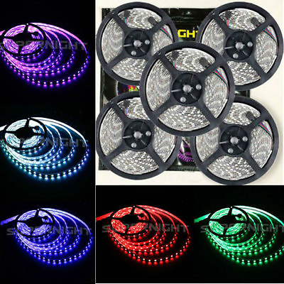 #ad 5M RGB LED Strip Light 300 LEDs Flexible Tape Rope Light for Room Party Wedding $129.99