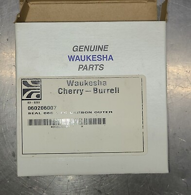 #ad WAUKESHA CHERRY BURRELL 060206007 SEAL 060 CARBON OUTER **NEW IN BOX** $30.00