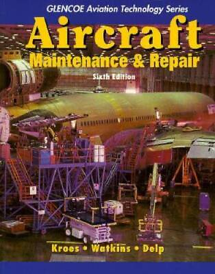 #ad Aircraft Maintenance and Repair Paperback By Kroes Michael GOOD $4.22