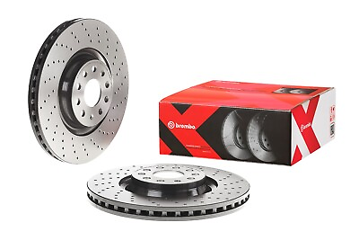 #ad Brembo Xtra Front Left or Right Drill 340mm Disc Brake Rotor for Audi Volkswagen $102.95