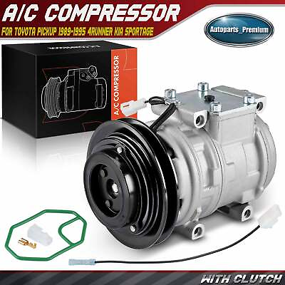 #ad AC Compressor with Clutch for Toyota Pickup 1989 1995 4Runner 2.4L Sportage 2.0L $130.99