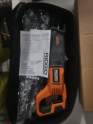 #ad RIDGID R3002 Compact Orbital Reciprocating Saw Orange Kit with 2 Blades...New $75.00