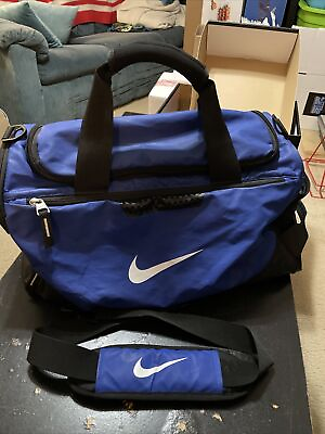 #ad Nike Duffle Bag Max Air Equipment Bag Royal Blue and Black Nice Condition $29.99