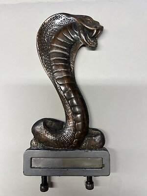 #ad Cobra Sissybar insert King Snake Medallion Rare Harley Ironhead Shovelhead $289.00