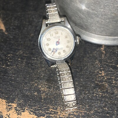 #ad Vintage Devon Woman’s Wrist Watch 17 Jewels Incabloc Water Resistant Swiss￼￼ $35.34