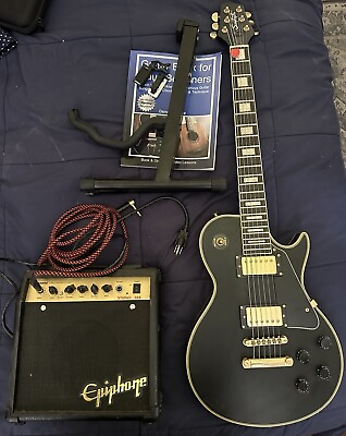 #ad Sawtooth Heritage Series Electric Guitar Epiphone Amp and Stand $399.99