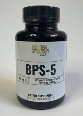 #ad Golden After 50#x27;s BPS 5 Supports Healthy Blood Pressure 1 Month Supply $34.99