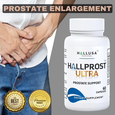 #ad HALLPROST ULTRA Prostate Health Complex Urinary Incontinence 60 Caps $45.98