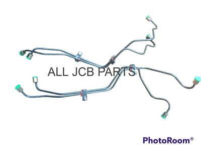 #ad Jcb Pipe Fuel Assembly No. 1 No. 2 No. 3 amp; No. 4 Injector 320 06554 320 06551 $119.90