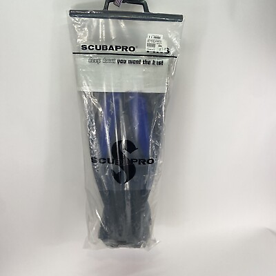 #ad ScubaPro Jet Sport Fins Open Heel Black Blue Size Small New $79.97
