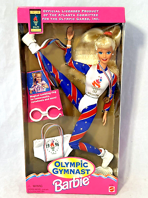 #ad Olympic Gymnast Barbie Doll 1996 Atlanta Olympic Games Collection 15123 NRFB $9.99