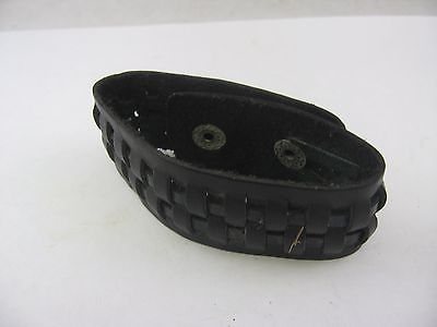 #ad Nice Design Interesting Weave Black Leather Bracelet $9.99
