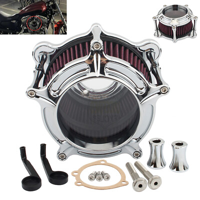 #ad For Harley Air Cleaner Intake Filter Dyna Softail Road King Street Glide Clear $86.99
