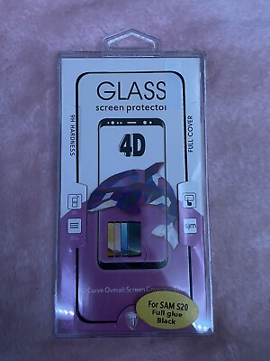 #ad Samsung Galaxy S20 Glass Screen protector Full Glue Black $8.00