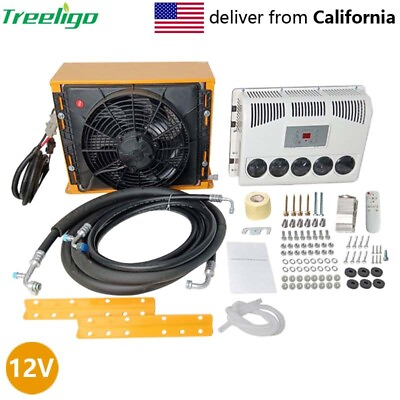 #ad Truck Air Conditioner Kit 12V Electric Excavator AC Unit fit Engineering Vehicle $499.99
