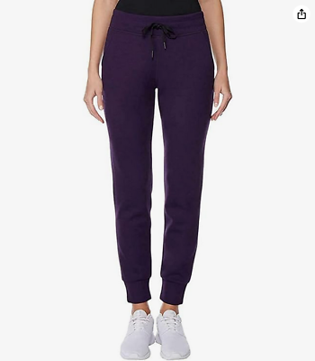 #ad 32 DEGREES Ladies’ Tech Fleece Jogger Purple X Large $24.98