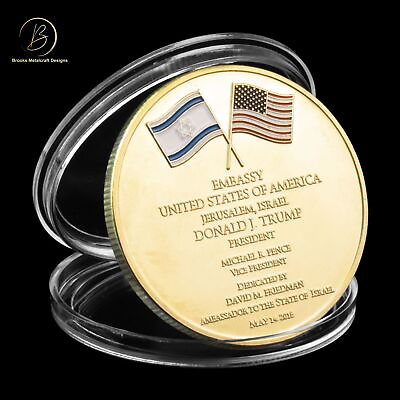 #ad US Embassy Jerusalem Israel Challenge Coin $9.08