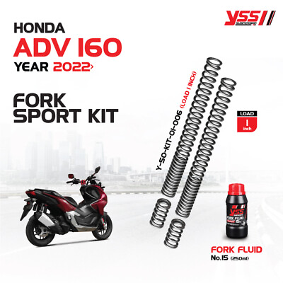 #ad YSS Front Fork Sport Spring Kit Honda ADV 160 ADV160 2024 24 LOAD 1quot; $139.00
