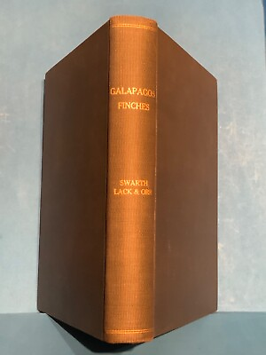 #ad GALAPAGOS FINCHES by Swarth 1929 First Edition fourth series m976 $42.00