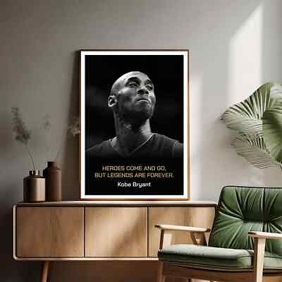 #ad #ad Motivational Basketball quotes wall art Kobe Jordan James etc. $28.00