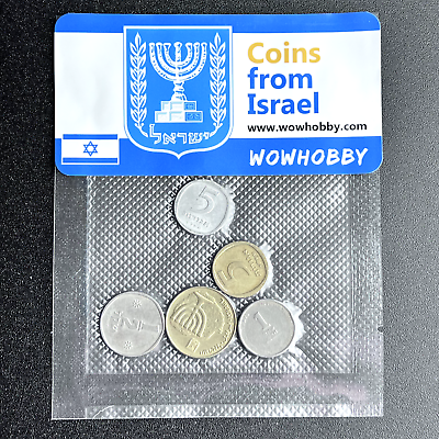 #ad Israeli Coins: 5 Unique Random Coins from Israel for Coin Collecting $9.99