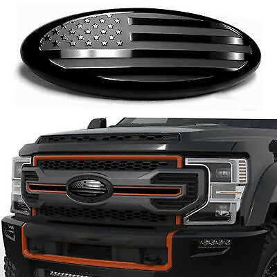 #ad 6 inch For Ford Front Grille Rear Tailgate Emblem US American Flag Emblem Badge $8.29