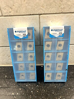#ad #ad Ingersoll Carbide Milling Inserts QTY10 DPM436R045 IN2530 2 Sets Included $115.00