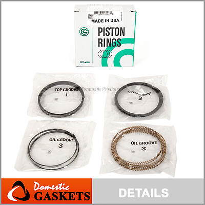 #ad Made in USA Piston Rings Fit 99 15 Buick Cadillac 9 7x Ascender 4.8L V8 OHV 16v $59.95
