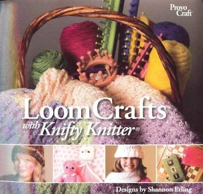 #ad #ad Loom Crafts with Knifty Knitter Spiral bound By Shannon Erling GOOD $4.55