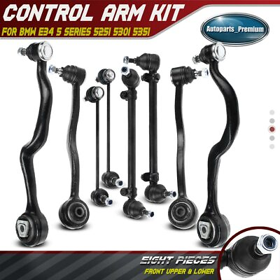 #ad 8x Control Arm Stabilizer Bar Link amp; Tie Rod End for BMW 525i 530i 535i 540i E34 $76.99