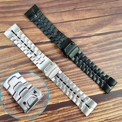 #ad 22 26mm Stainless Smart Watch Band Bracelet For Garmin Fenix 7X 7 6 6X 5 5X 3 $18.19