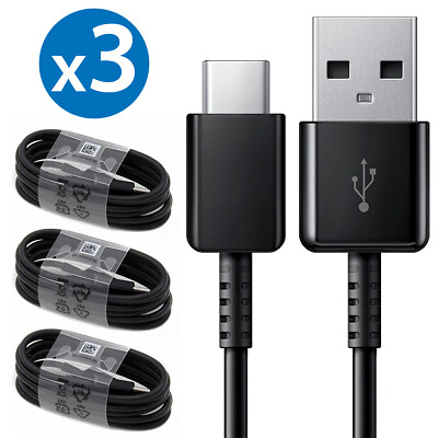 #ad 3 Pack OEM Samsung USB Type C Fast Charging Cable Galaxy S8 S9 S10 Plus Note 8 9 $6.99