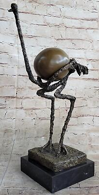 #ad Abstract Modern Art Ostrich Bird w Egg Body by Pablo Picasso on Marble Base $449.00