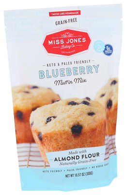 #ad Miss Jones Baking Co Muffin Mix Blueberry Keto Gluten Free 10.57 Oz $17.12